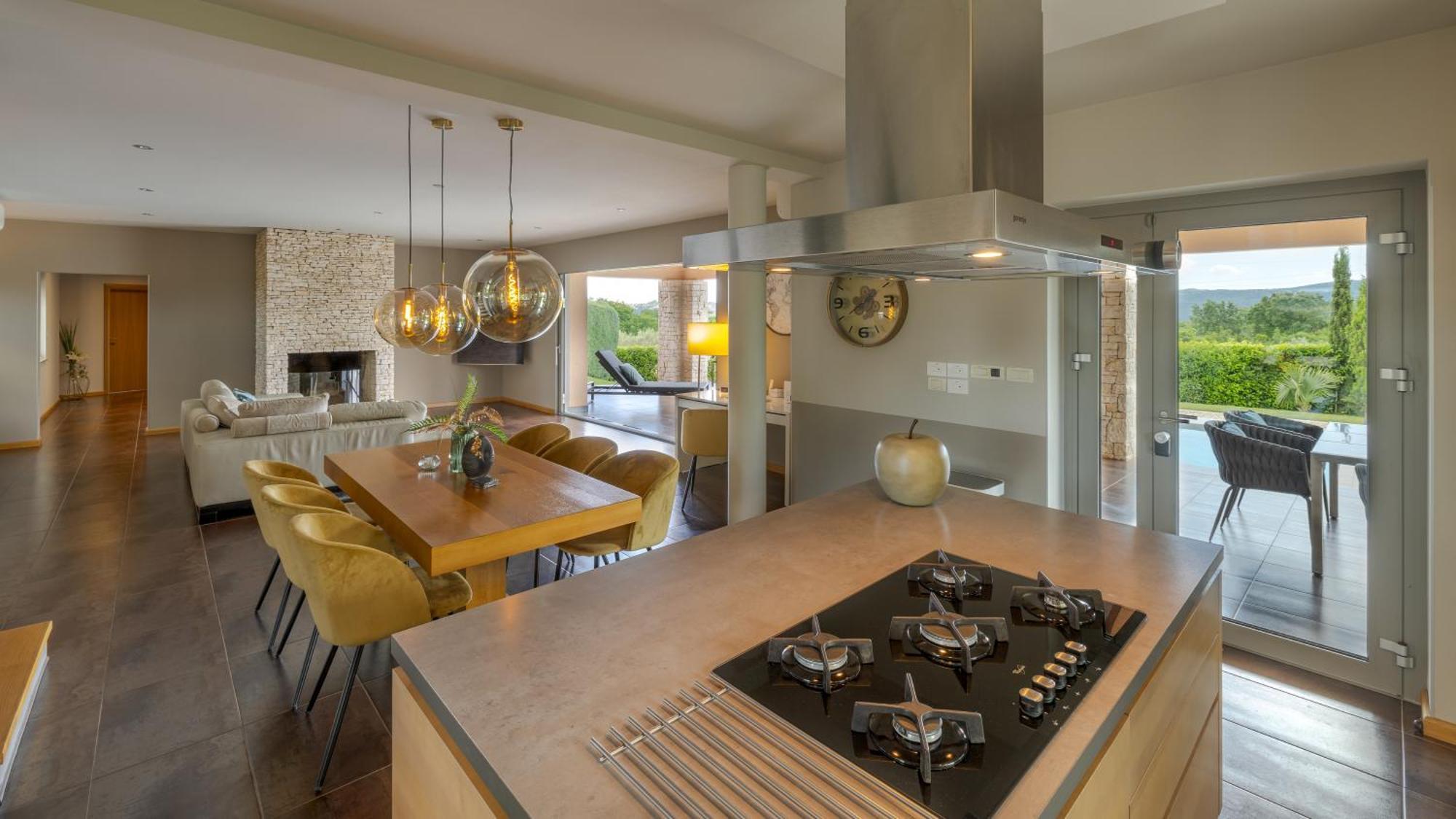 Villa Labin In Zartinj - Luxury Privacy Heated Pool With Auto Cover Buitenkant foto