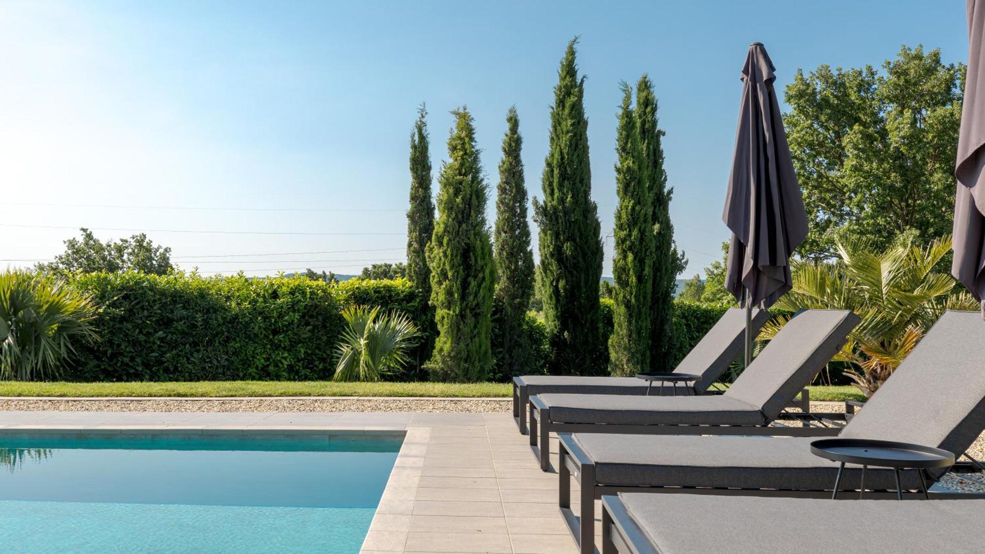 Villa Labin In Zartinj - Luxury Privacy Heated Pool With Auto Cover Buitenkant foto